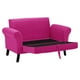 thumbnail image 3 of Banqueta Baul + Respaldo Lua 2c Felpa 20 Fucsia, 3 of 6