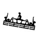 thumbnail image 5 of Estante Para Colgar Medallas Para Carreras Deportivas, Organizador De Hierro, Almacenamiento De Medallas, Baile, 5 of 5