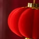 thumbnail image 2 of 1 Pack/30pcs, Red Lantern Wedding Flocking Small Lantern Hanging Tree Wedding Pendant Bonsai Indoor And Outdoor Housewarming Decoration Arrangement, 2 of 2