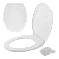 Genérico - Tapa Asiento Tradicional Alargado Inodoro, Cierre ...