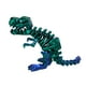 thumbnail image 1 of Figuras Articuladas Novedosas De Juguete De Dinosaurio Impreso En 3D Para Vacaciones, Coche, Oficina, Azul Y Verde, 1 of 3