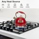 thumbnail image 2 of Hervidor de Agua LUXGRACE para Estufa con Silbido Acero Inoxidable 2.8L Rojo, 2 of 7