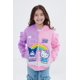 thumbnail image 2 of Sudadera con capucha Hello Kitty para niñas 7‑8 años, rosa, ciruela y con purpurina, 2 of 6