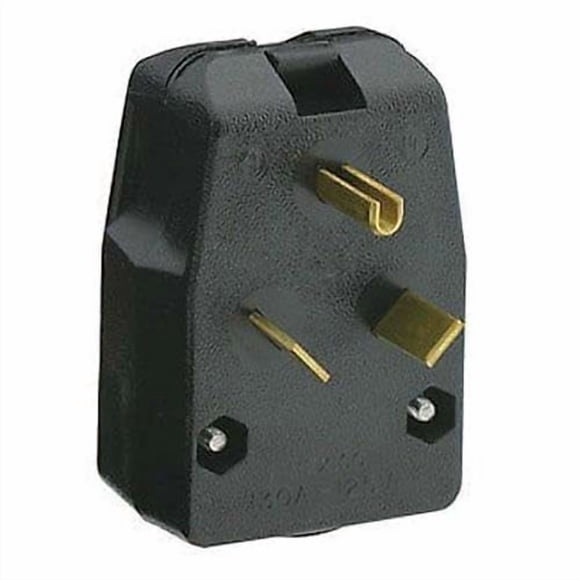 Enchufe Leviton 000-830-T de hoja recta de calidad comercial, 30 A