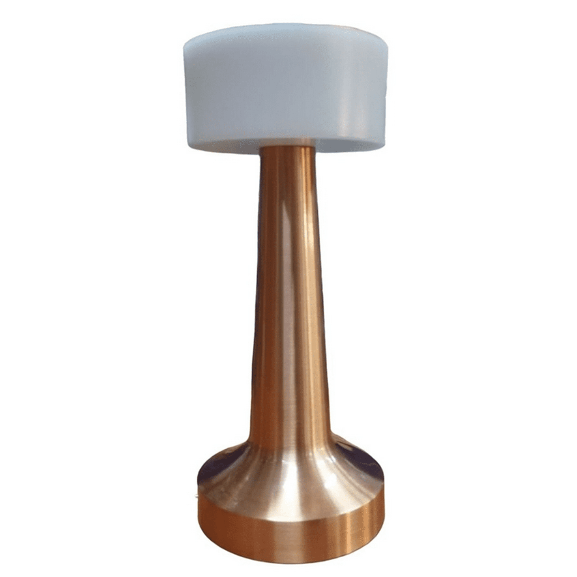 Want - Lampara De Mesa Modelo Hongo Dorada