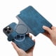thumbnail image 3 of Funda Billetera Magnética para iPhone 15 Pro Soporte Tarjetas Desmontable Azul, 3 of 6