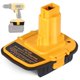 thumbnail image 2 of Adaptador de batería JJXNDO para Dewalt de 20 V a 18 V, paquete de 2 unidades DM18D, 2 of 7