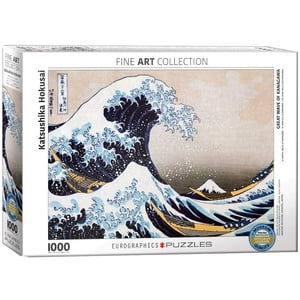 Puzle Eurographics Great Wave Kanagawa De Hokusai De 1000 Piezas