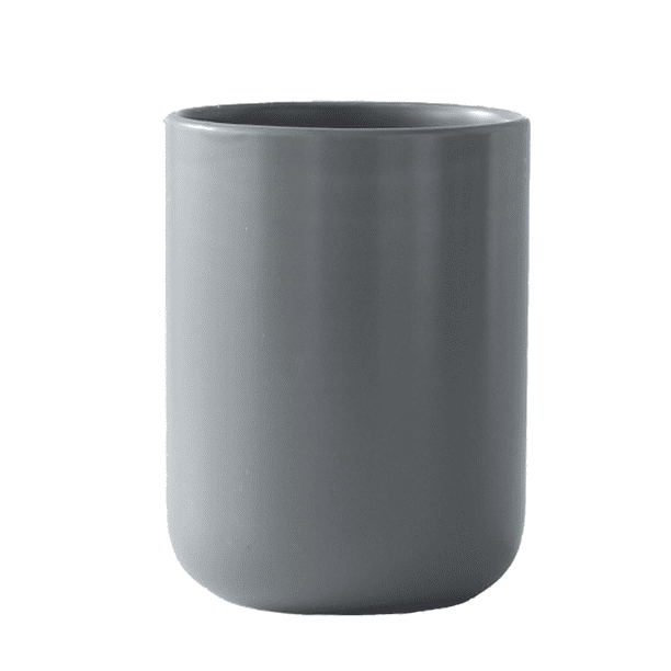 Soporte para utensilios de cocina, soporte para utensilios de cocina para encimera, recipiente de cerámica color blanco crema.