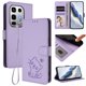 thumbnail image 2 of Infinix Note 50 Pro 4G Funda Billetera con Ranuras para Tarjetas, Lila Claro, 2 of 6