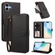 thumbnail image 2 of Funda con Billetera para [iPhone 16 Plus] con Bolsillo Zipper y Tarjetero Negro, 2 of 6