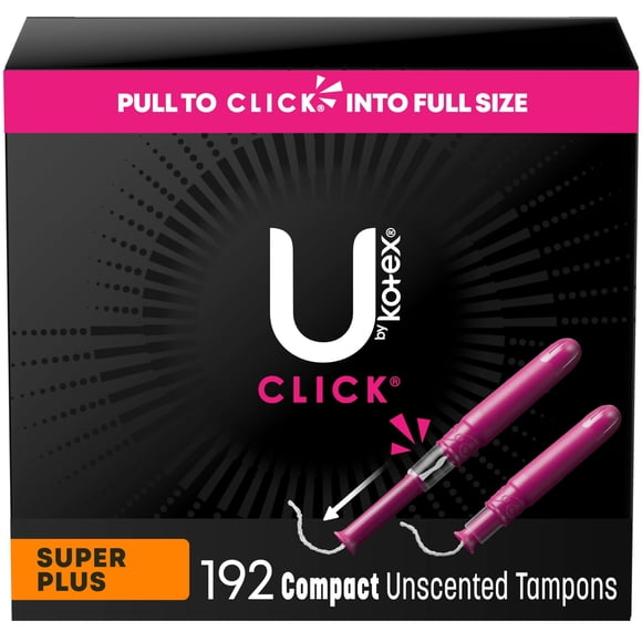 Tampones U de Kotex Click Compact Super Plus x192