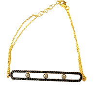 By Turquía - Pulsera Siyah D Plata 925