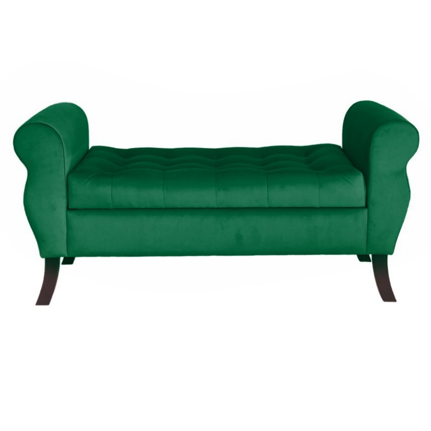 Tapiceria Moderna - Banqueta Baul Diva Color Verde