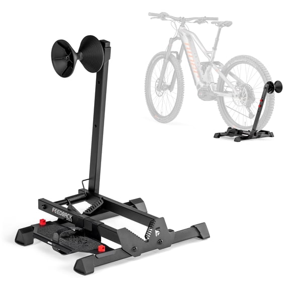 Soporte de almacenamiento para bicicleta eléctrica Feedback Sports Rakk 2.0 de pie