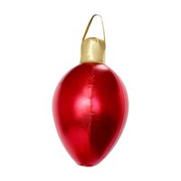 Bothyi - Adorno Navideño Inflable De Pvc Para Fiestas, Ideal Para Entrada, Jardín, Color Rojo