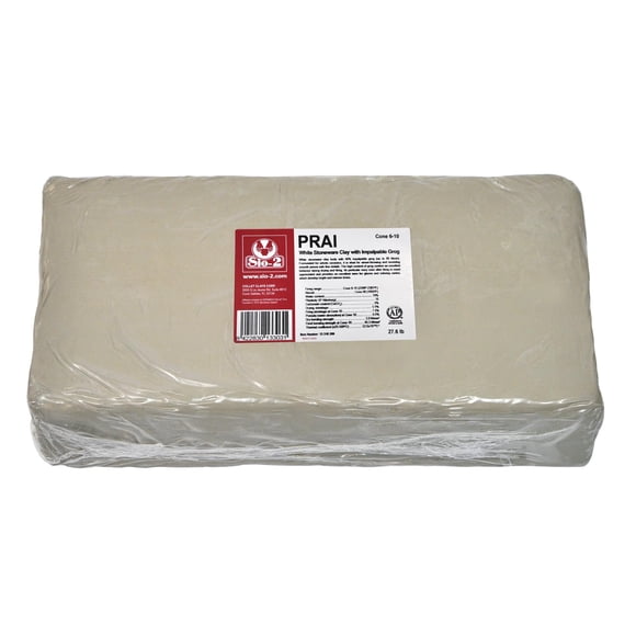 Arcilla para cerámica Activa SIO-2 PRAI, piedra blanca, 12,5 kg