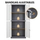 thumbnail image 5 of Armario de Acero 90x40x185 cm 2 Cuerpos 4 Puertas 3 Bandejas, 5 of 10