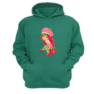 Genérico - Polerón Canguro Frutillita Verde Aguamarina Talla L Unisex