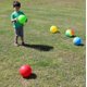 thumbnail image 4 of Juego de pelotas de juego, más de 21,6 cm, tamaño oficial, con bomba, paquete de 5, 4 of 5