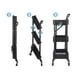 thumbnail image 5 of Carrito De Almacenamiento Organizador 3 Niveles Con Ruedas Negro, 5 of 6