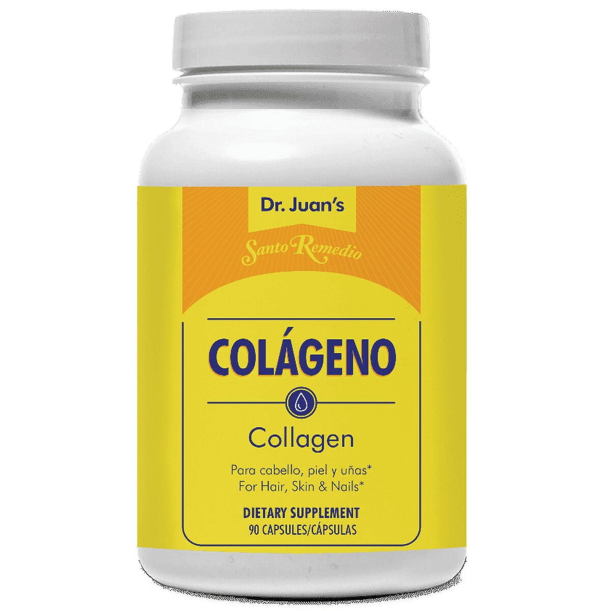 Colágeno Santo Remedio 90 Cápsulas Cabello Piel Uñas