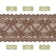 thumbnail image 3 of Uxcell Encaje de Patrón Floral de Poliéster de 5.9 pulgadas de Ancho para Costura, Marrón 3 Yardas, 3 of 4