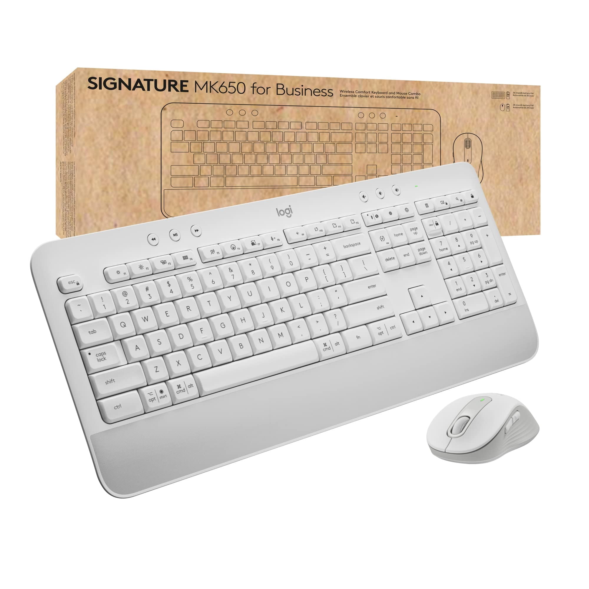 Combo De Ratón Y Teclado Inalámbricos Logitech Signature Mk650