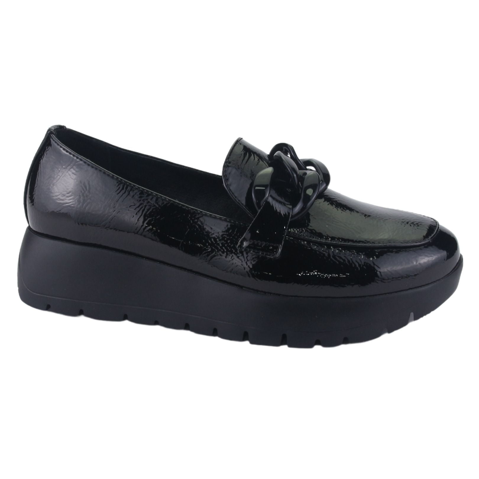 Zapato Chalada Mujer Wonder-1 Negro Casual