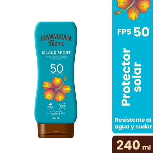 Protector solar Hawaiian Tropic island sport fps50, 240 ml