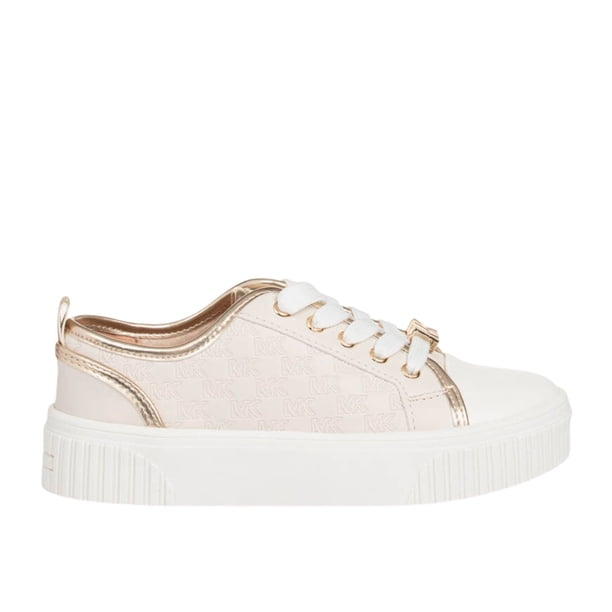 Zapatilla Mujer Michael Kors Summer Aline II Beige Gold Originales