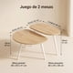 thumbnail image 3 of Juego Mesa De Centro Living Adriana Minimalista Convertible Madera, 3 of 8