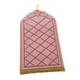 thumbnail image 4 of Alfombra De Oración De Franela, Felpudo, Alfombrilla De Suelo Para Regalo De Ramadán Eid, Rosa, Grande, 4 of 5