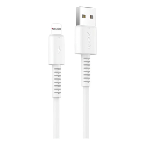 Cable USB a Lightning 2A 1 Metro Yesido CA120 Blanco