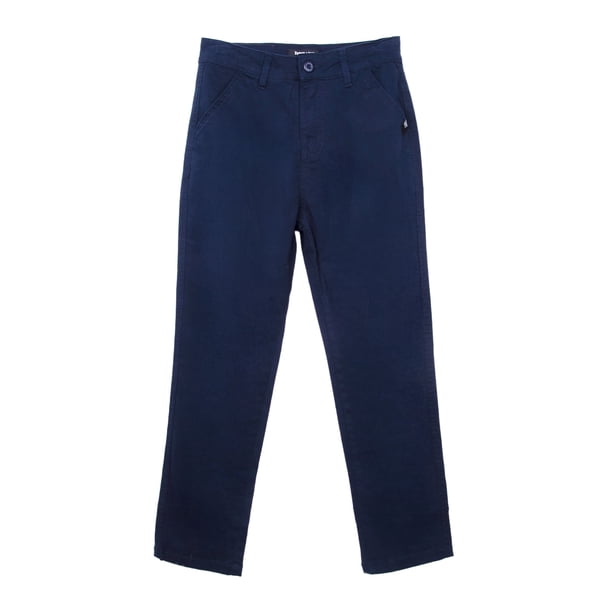 Pantalón Chino Gabardina Niño Azul Marino