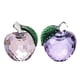 thumbnail image 5 of 2pcs 4x5.5cm Colorido Crystal Apple Handcraft Christmas Eve Souvenir, 5 of 6