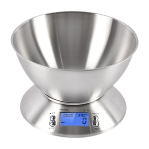 Bothyi - Báscula De Cocina Digital Con Cuenco, Apagado Automático Con Pilas, Preciso