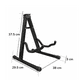 thumbnail image 3 of Atril Guitarra Y Bajo Soporte Plegable Base Para Guitarra, 3 of 5