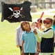 thumbnail image 2 of Kit de piñata pirata con bandera de Sratte con diseño de calavera con bastón y venda, 2 of 3
