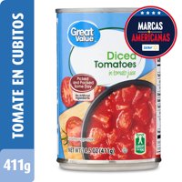 Tomate En Cubitos Tarro 411 G Great Value