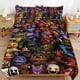 thumbnail image 1 of x205 Five Nights At Freddy'S Bed Duvet Cover Microfiber Bedding Sets 3D Printed Lightweight 3 Piece Comforter Sets, 1 Duvet Cover And 2 Pillow Shams for Kids Boys Girls 90"x90" jn205, 1 of 5