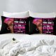 thumbnail image 4 of 3PCS Sexy Black Girl Duvet Cover Queen Set Pink Bag High Heels Get Naked Inspirational Quotes African American Bedding Set, 4 of 5