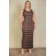 thumbnail image 5 of Vestido Largo Ajustado con Estampado Tie Dye de Talla Grande, 5 of 5