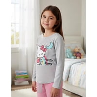 Pijama Niña Hello Kitty Gris 3