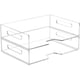 thumbnail image 1 of Bandeja Acrílica HIIMIEI 2 Pack Apilable Carta Transparente, 1 of 3