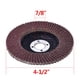 thumbnail image 2 of Discos de solapa MinChi257 40 unidades 11,4 cm - 40 60 80 120 Grit, 2 of 4