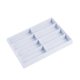 thumbnail image 4 of Bandeja Organizadora Para Gafas De Sol, 8 Rejillas, Resistente Y Ahorradora De Espacio, Color Blanco, 4 of 5