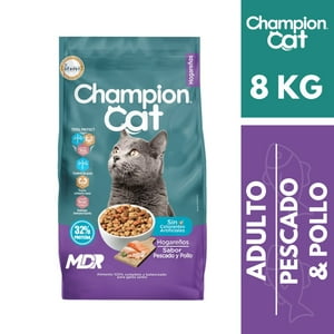 Champion Cat - Alimento De Gato Hogareño Sabor Pescado Y Pollo 8Kg