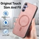 thumbnail image 4 of Magnetic Slim Case for Samsung Galaxy S25 with Camera Guard & Anti-Scratch Back Pink, 4 of 5