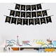 thumbnail image 3 of Banderín negro de feliz cumpleaños, 3 of 7